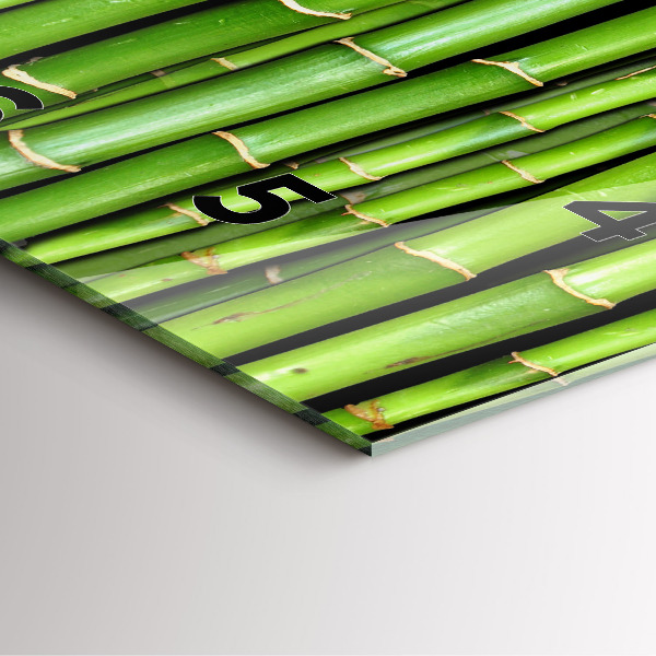 Štvorcové hodiny Ázijský bambus