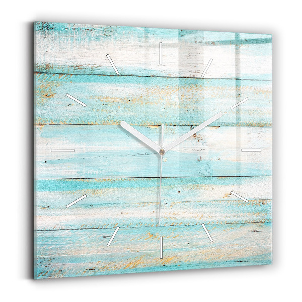 Štvorcové hodiny Modré dosky