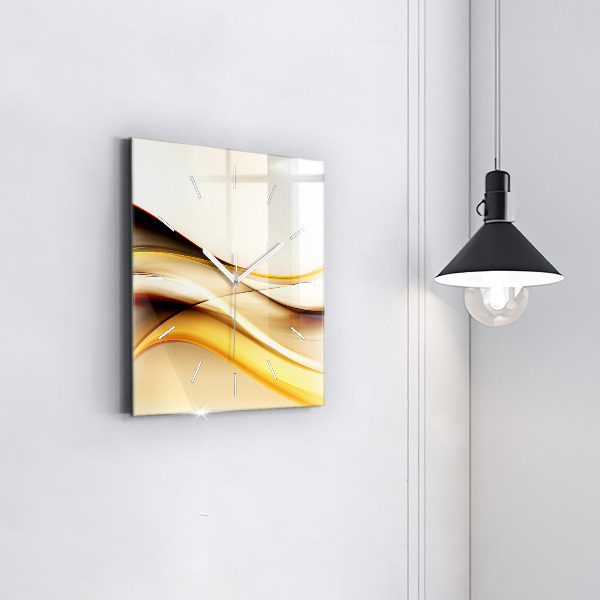 Štvorcové hodiny Vlnová abstrakcia