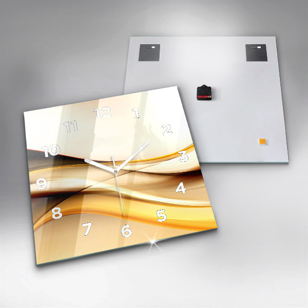 Štvorcové hodiny Vlnová abstrakcia