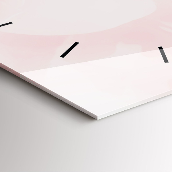 Štvorcové hodiny Kvitnúce ruže