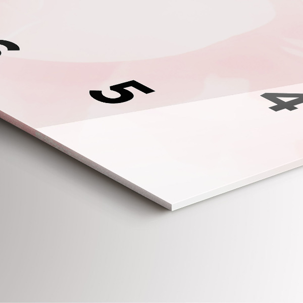 Štvorcové hodiny Kvitnúce ruže