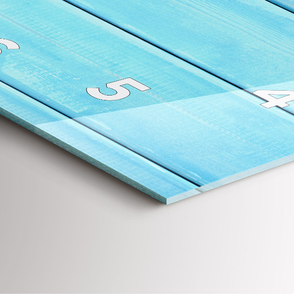 Štvorcové hodiny Plážové doplnky a dosky