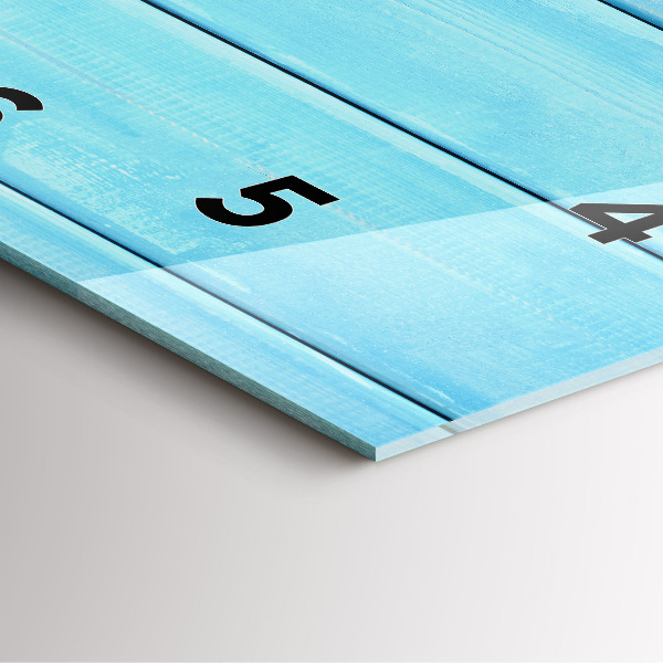 Štvorcové hodiny Plážové doplnky a dosky