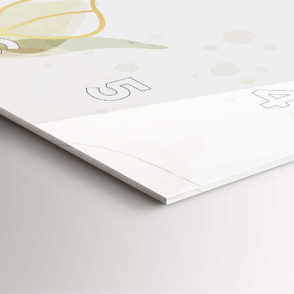 Štvorcové hodiny Pastelová abstrakcia