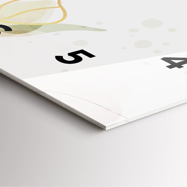 Štvorcové hodiny Pastelová abstrakcia