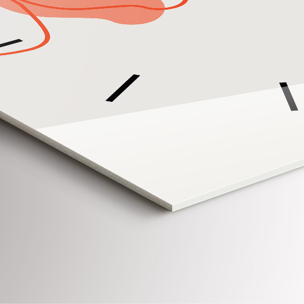 Štvorcové hodiny Havajské rastliny