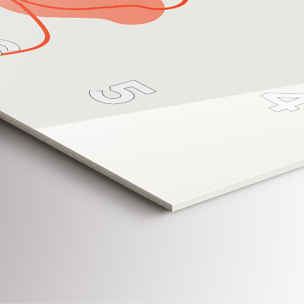 Štvorcové hodiny Havajské rastliny