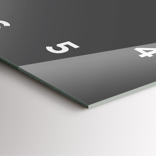 Štvorcové hodiny Farba šedá