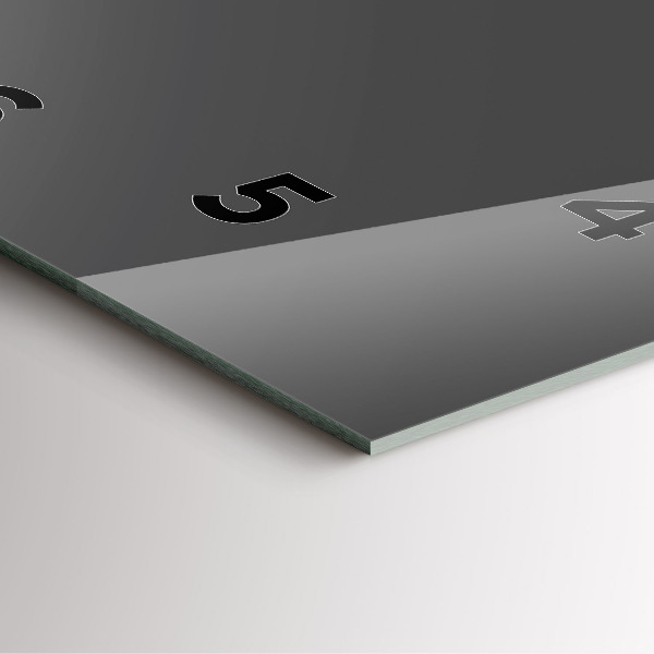 Štvorcové hodiny Farba šedá