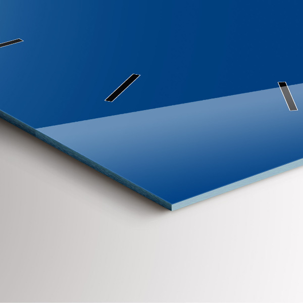 Štvorcové hodiny Modrá