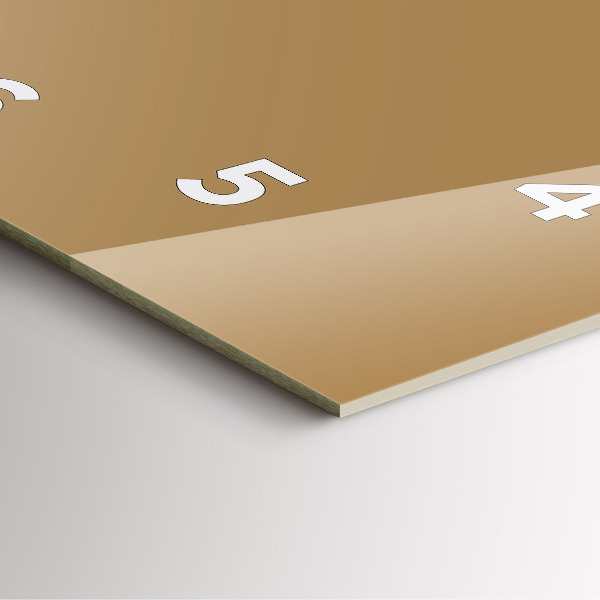 Štvorcové hodiny Béžová