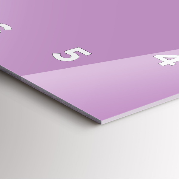 Štvorcové hodiny Lilac