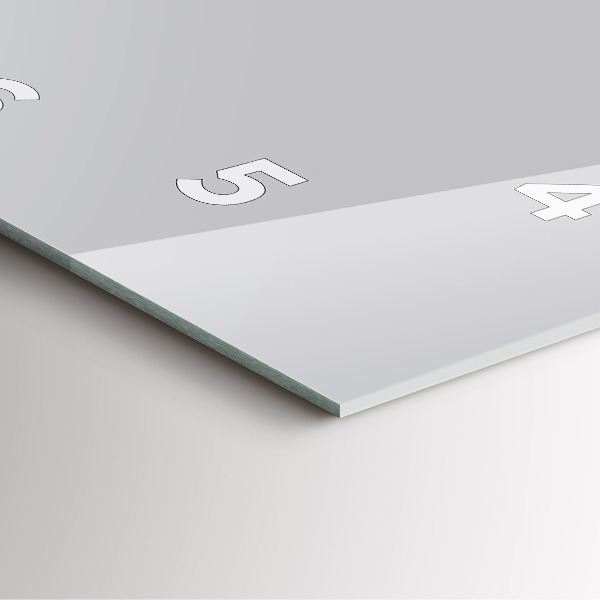 Štvorcové hodiny Svetlo šedá