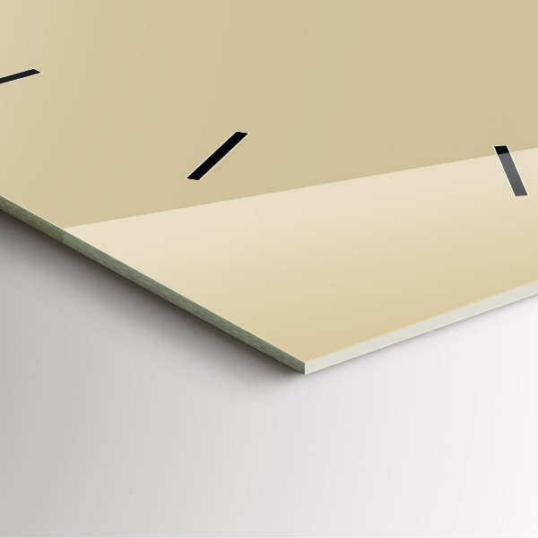 Štvorcové hodiny Béžová