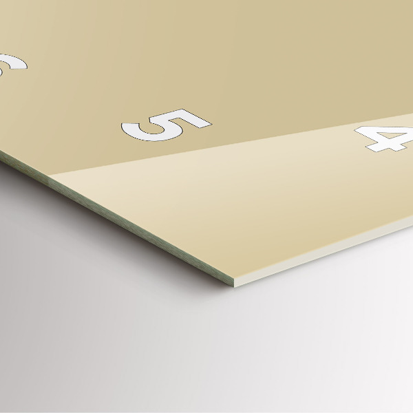 Štvorcové hodiny Béžová