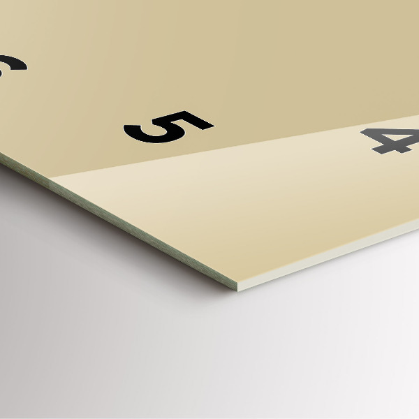 Štvorcové hodiny Béžová