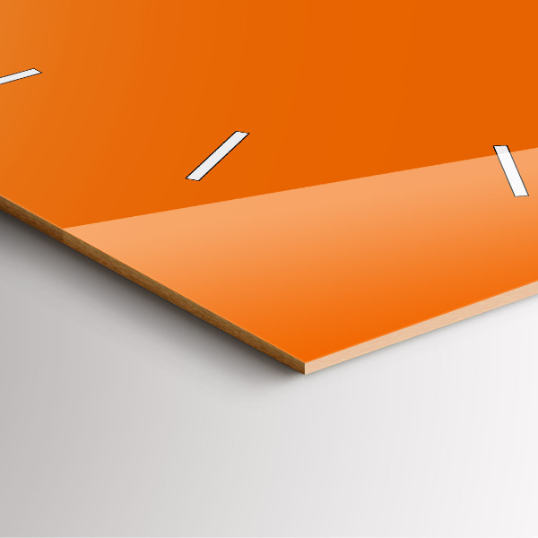 Štvorcové hodiny Oranžová