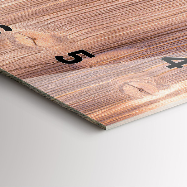 Štvorcové hodiny Papriky