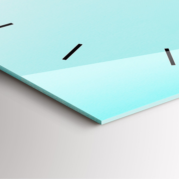 Štvorcové hodiny Zelené palmy