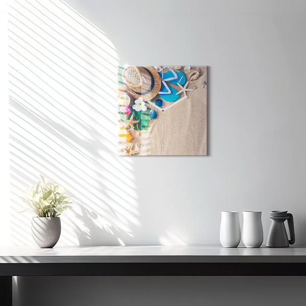 Štvorcové hodiny Doplnky na dovolenku