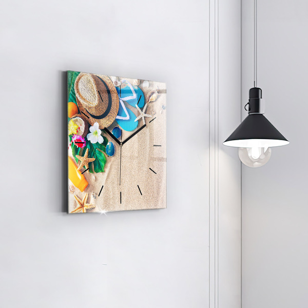 Štvorcové hodiny Doplnky na dovolenku