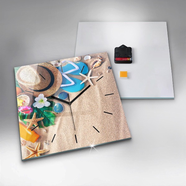 Štvorcové hodiny Doplnky na dovolenku