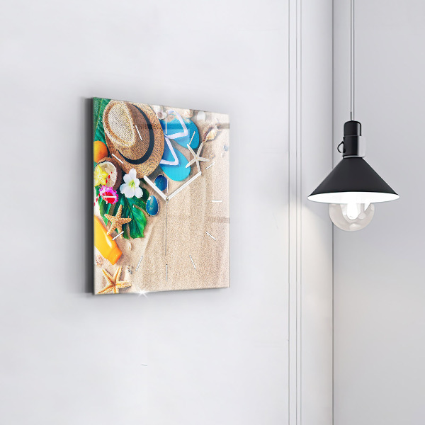 Štvorcové hodiny Doplnky na dovolenku