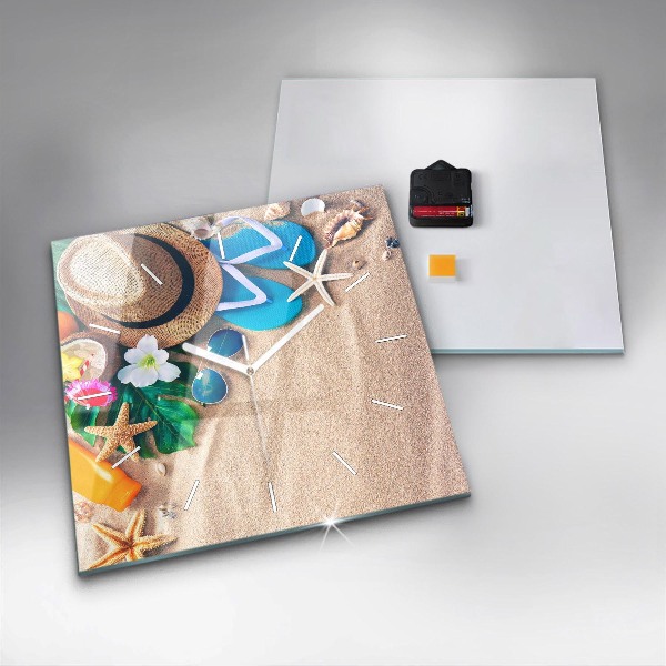 Štvorcové hodiny Doplnky na dovolenku