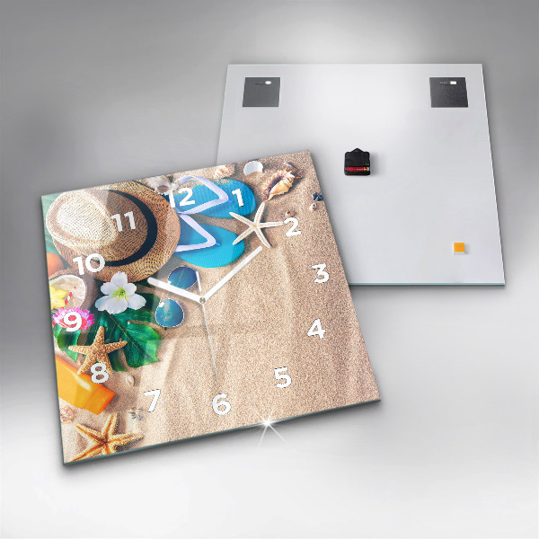 Štvorcové hodiny Doplnky na dovolenku