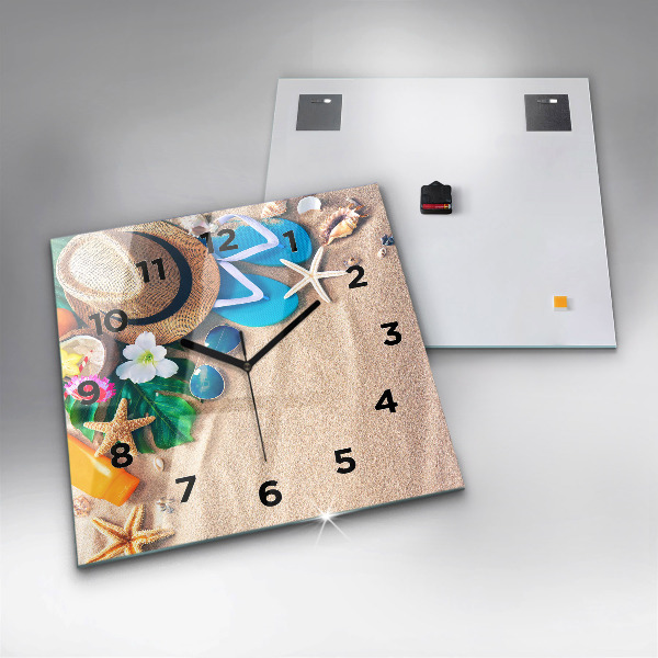 Štvorcové hodiny Doplnky na dovolenku