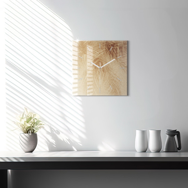 Štvorcové hodiny Zlatá abstrakcia