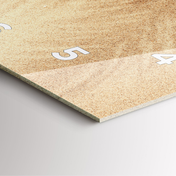 Štvorcové hodiny Zlatá abstrakcia