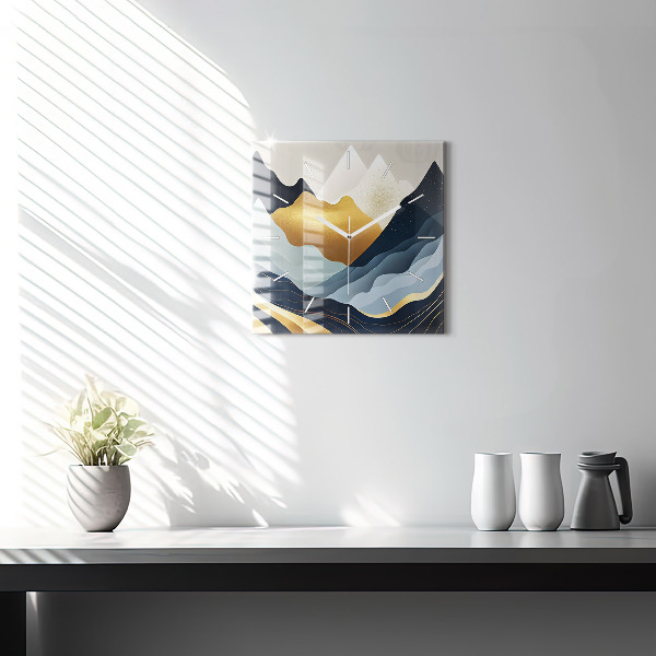 Štvorcové hodiny Abstraktné hory