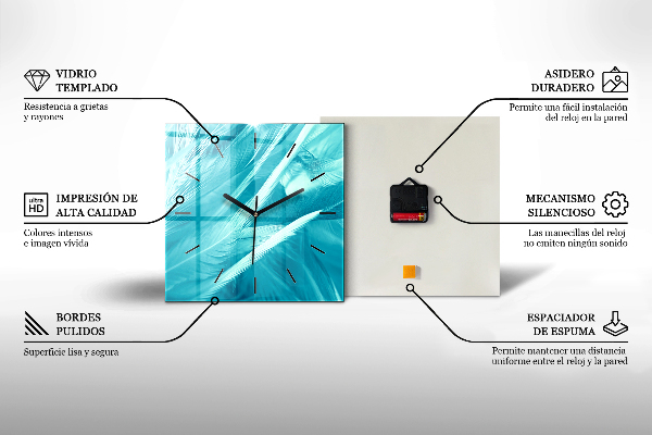 Štvorcové hodiny Abstraktné hory