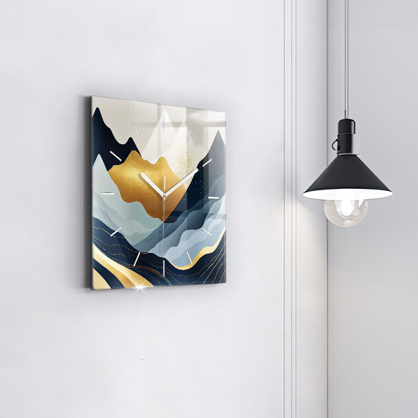 Štvorcové hodiny Abstraktné hory