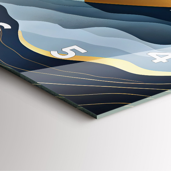 Štvorcové hodiny Abstraktné hory