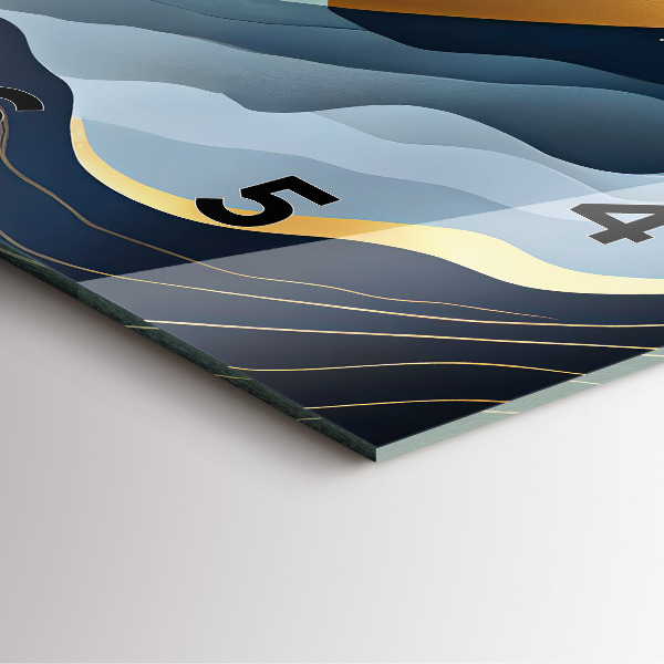 Štvorcové hodiny Abstraktné hory