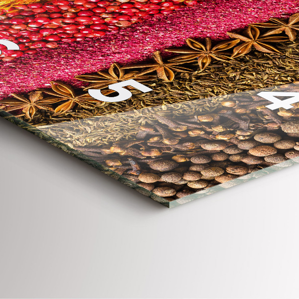 Štvorcové hodiny Riadky korenia