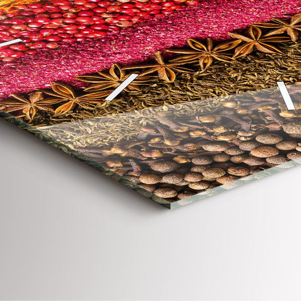 Štvorcové hodiny Riadky korenia