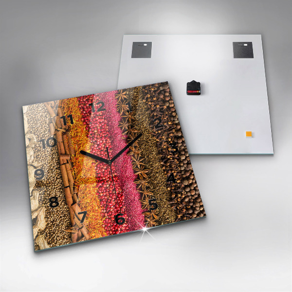 Štvorcové hodiny Riadky korenia