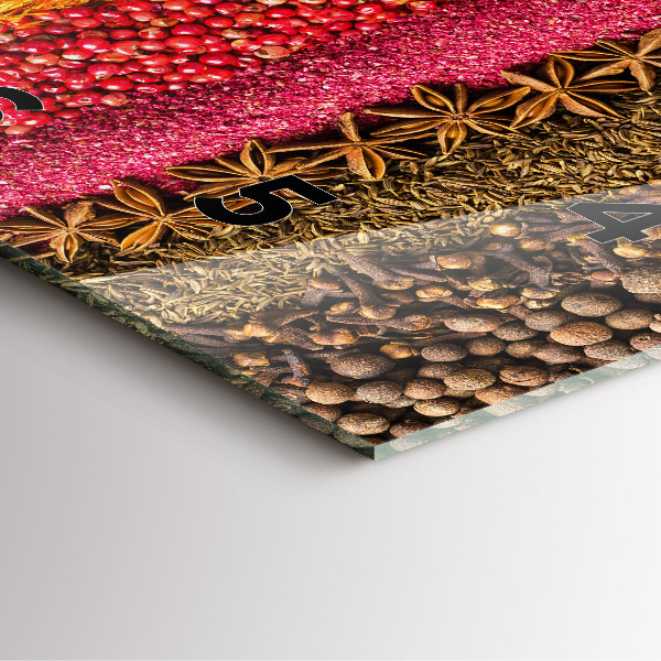 Štvorcové hodiny Riadky korenia