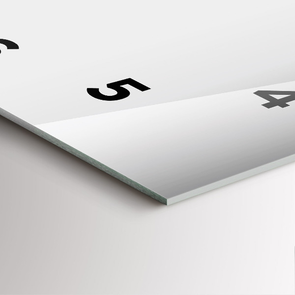 Štvorcové hodiny Strieborná abstrakcia