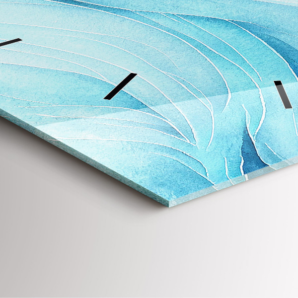 Štvorcové hodiny Modré oblaky