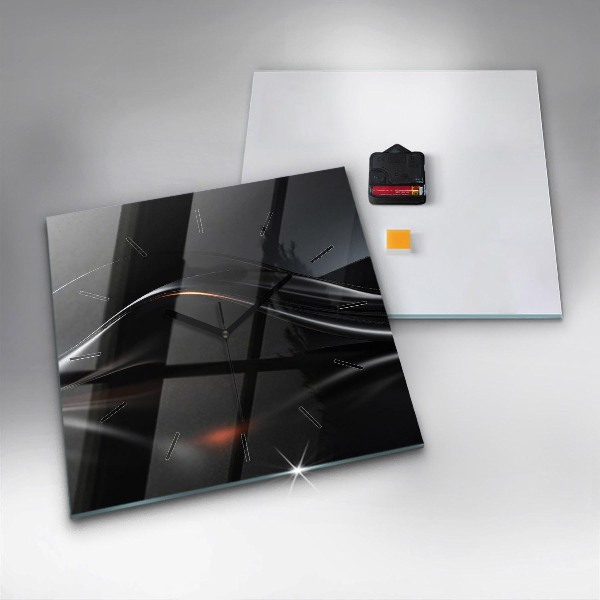 Štvorcové hodiny Abstrakcia