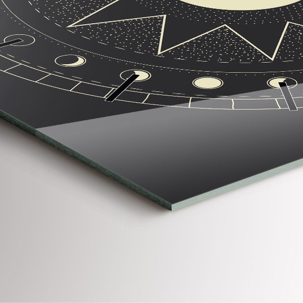 Štvorcové hodiny Fázy mesiaca