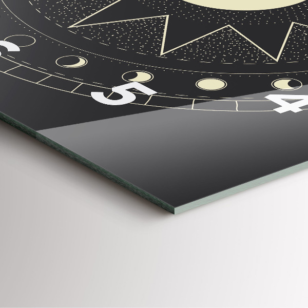 Štvorcové hodiny Fázy mesiaca