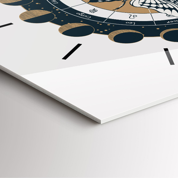 Štvorcové hodiny Fázy mesiaca a oko