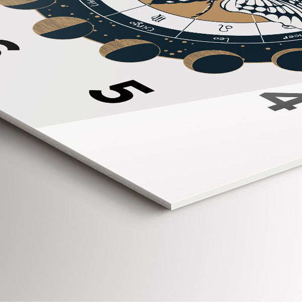 Štvorcové hodiny Fázy mesiaca a oko