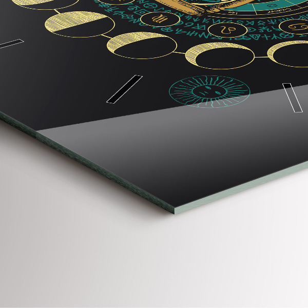 Štvorcové hodiny Fázy mesiaca a presýpacie hodiny